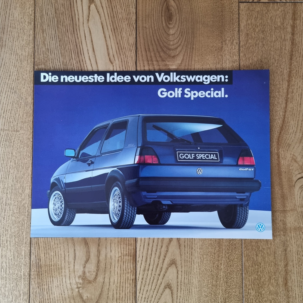 Golf Mk2 Special Brochure