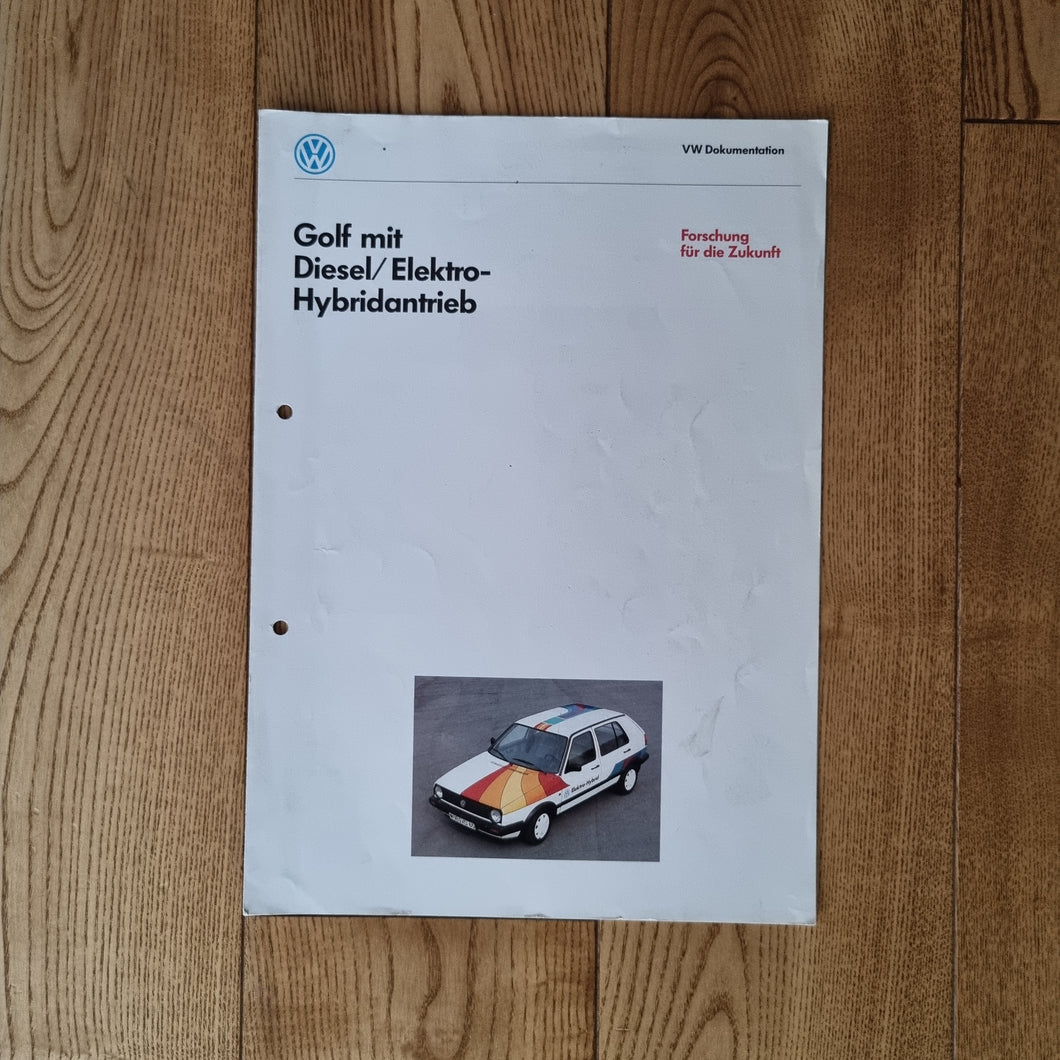 Golf Mk2 Diesel/Electro Hybrid Brochure
