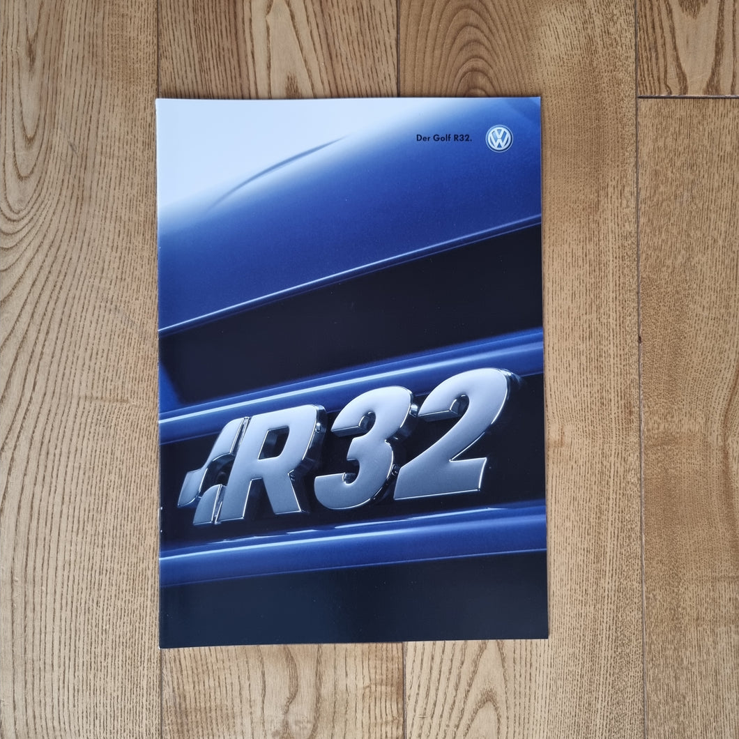 Golf Mk4 R32 Brochure