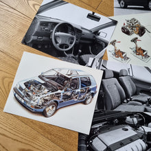 Load image into Gallery viewer, VW Golf Mk3 Press Information Map
