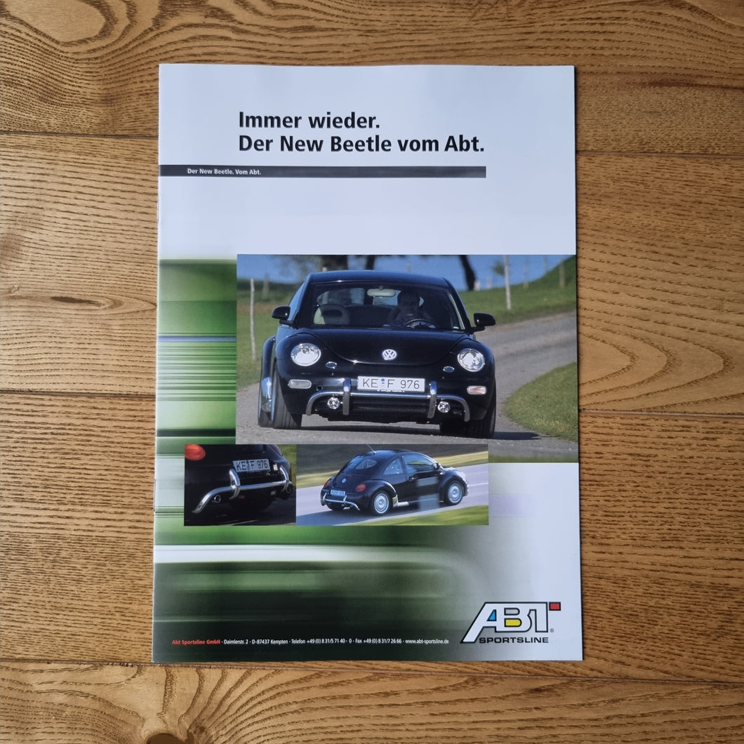 VW Beetle ABT Tuning Brochure