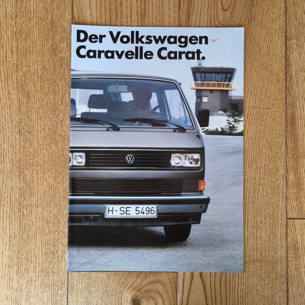 VW T3 Carat Edition Brochure