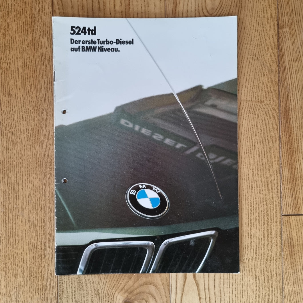 BMW 542td Brochure