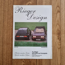 Load image into Gallery viewer, Golf Mk1 Rieger Tuning Brochure
