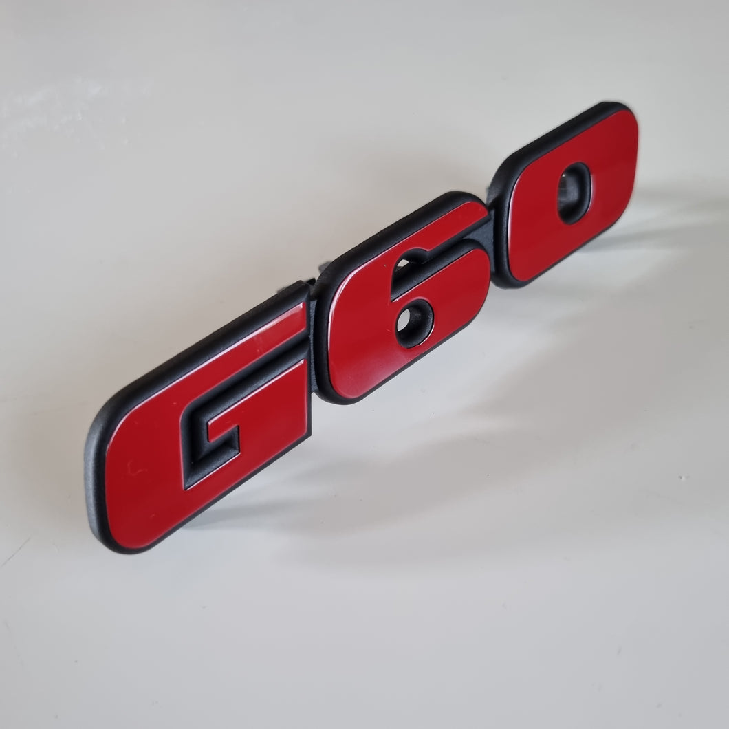 G60 Grill Badge Mk2