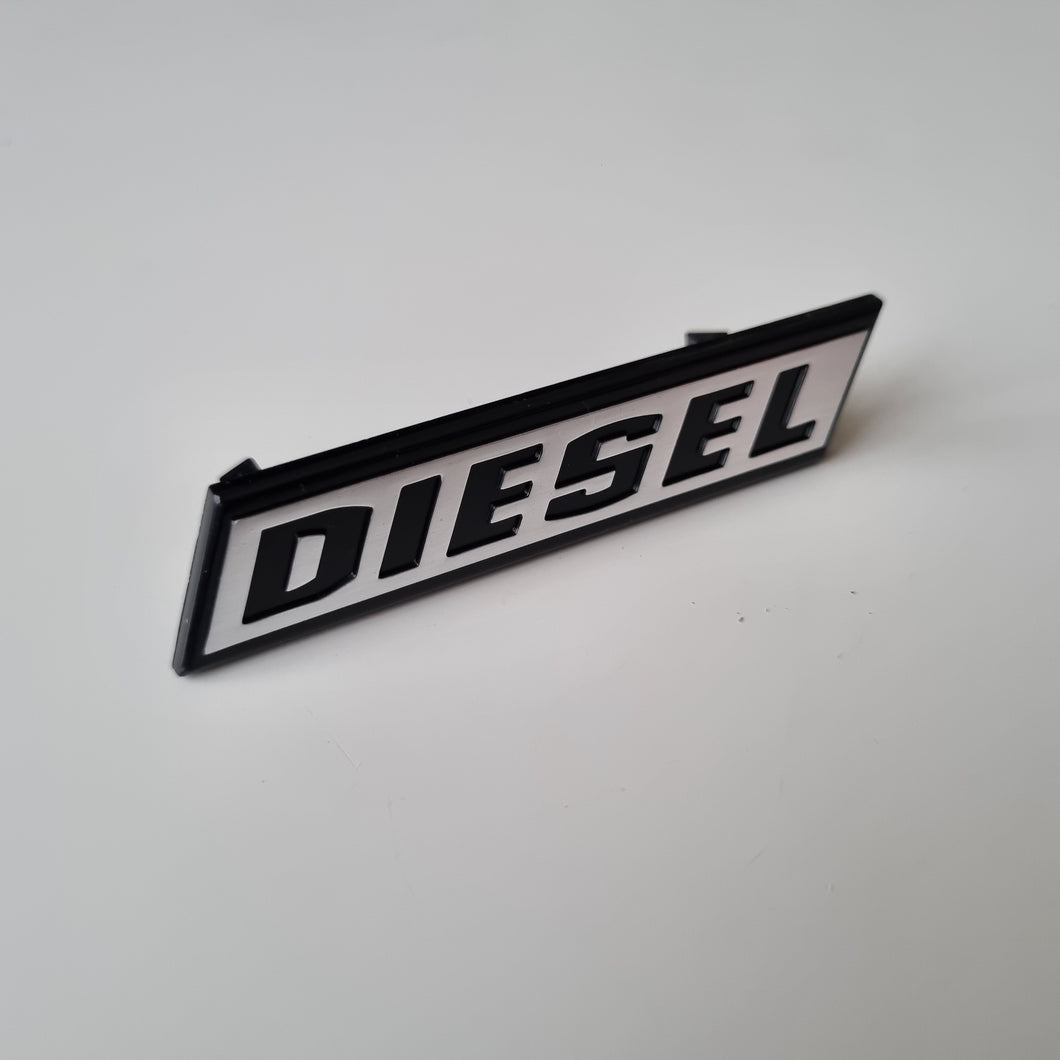 Golf Mk1 Diesel Grill Badge