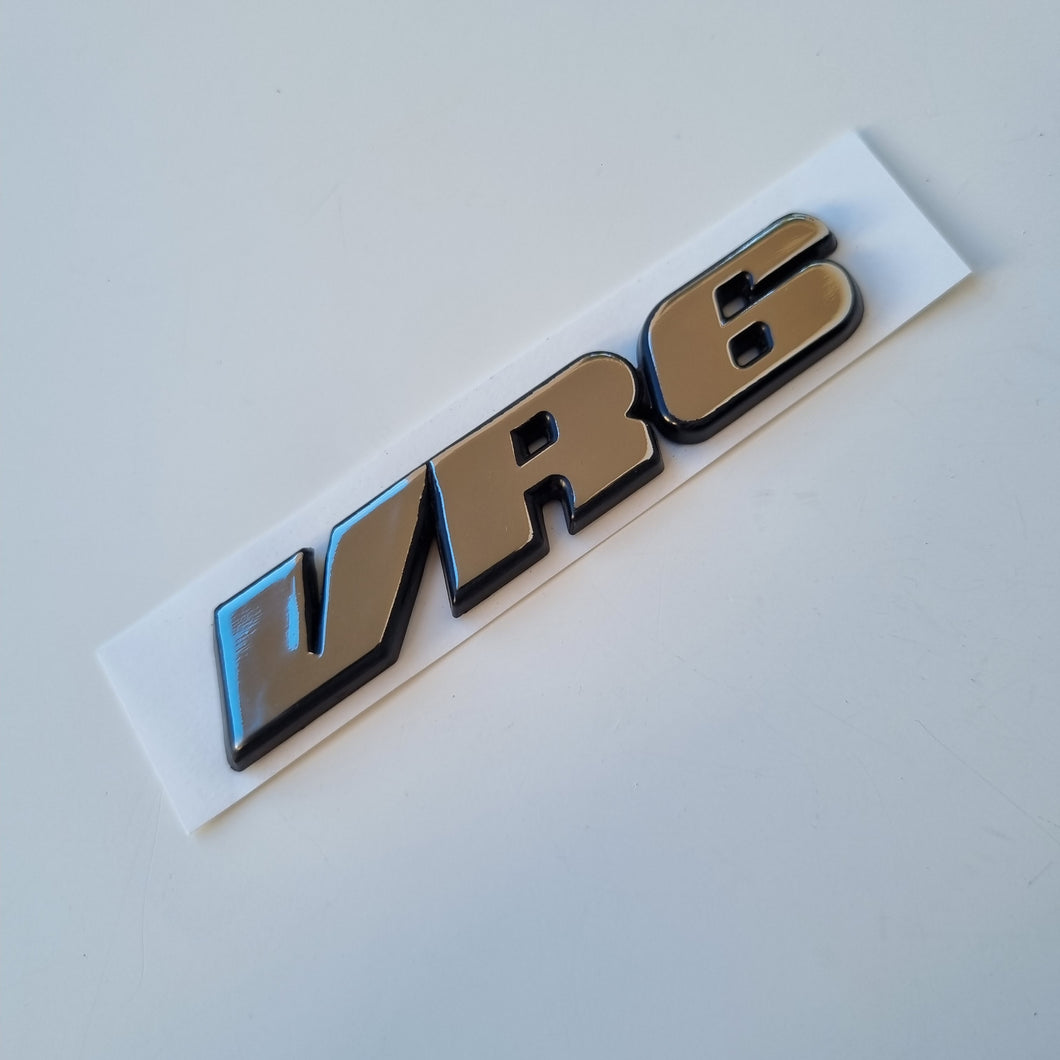 VR6 Rear Badge