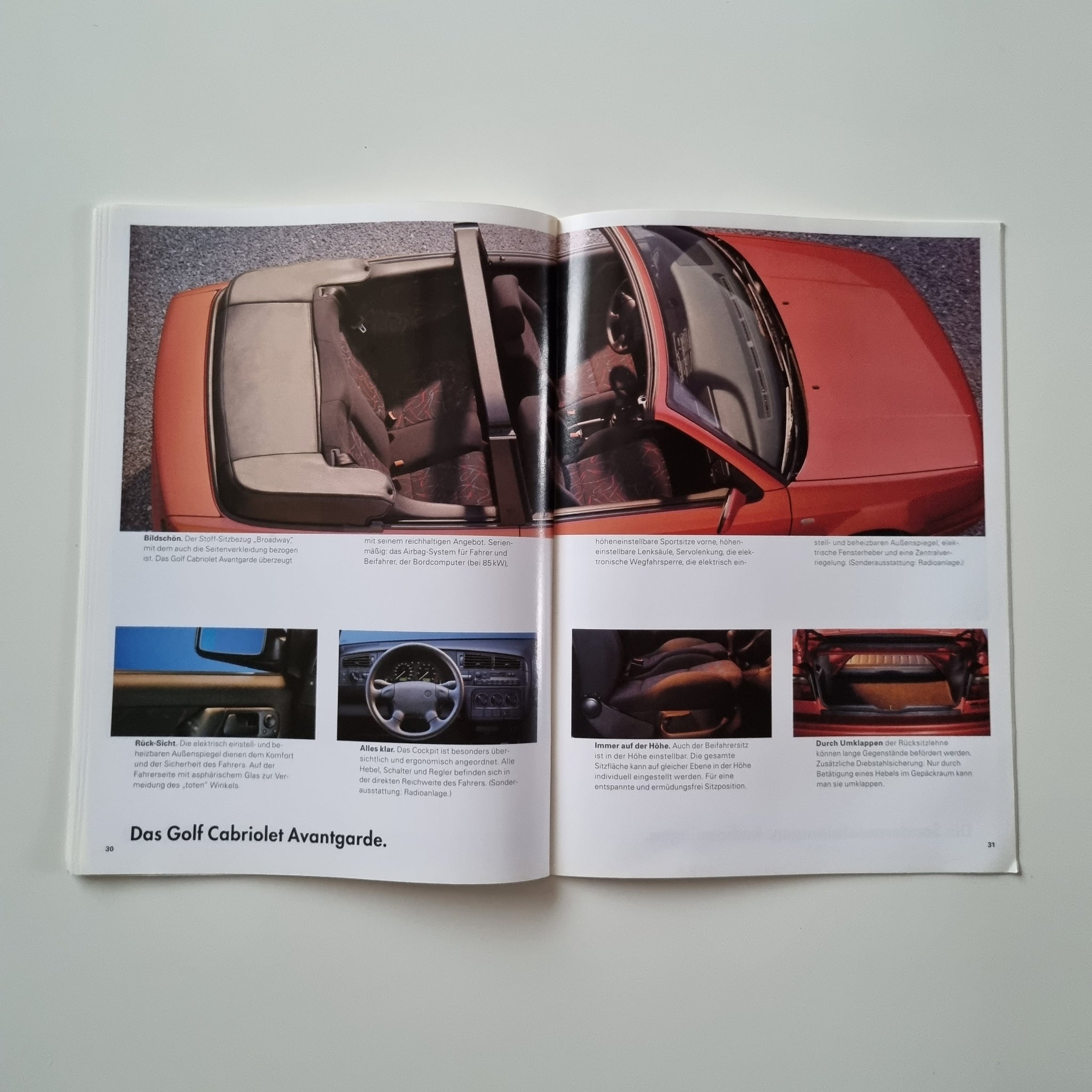 Golf Mk3 Cabriolet Brochure – Best VW Parts