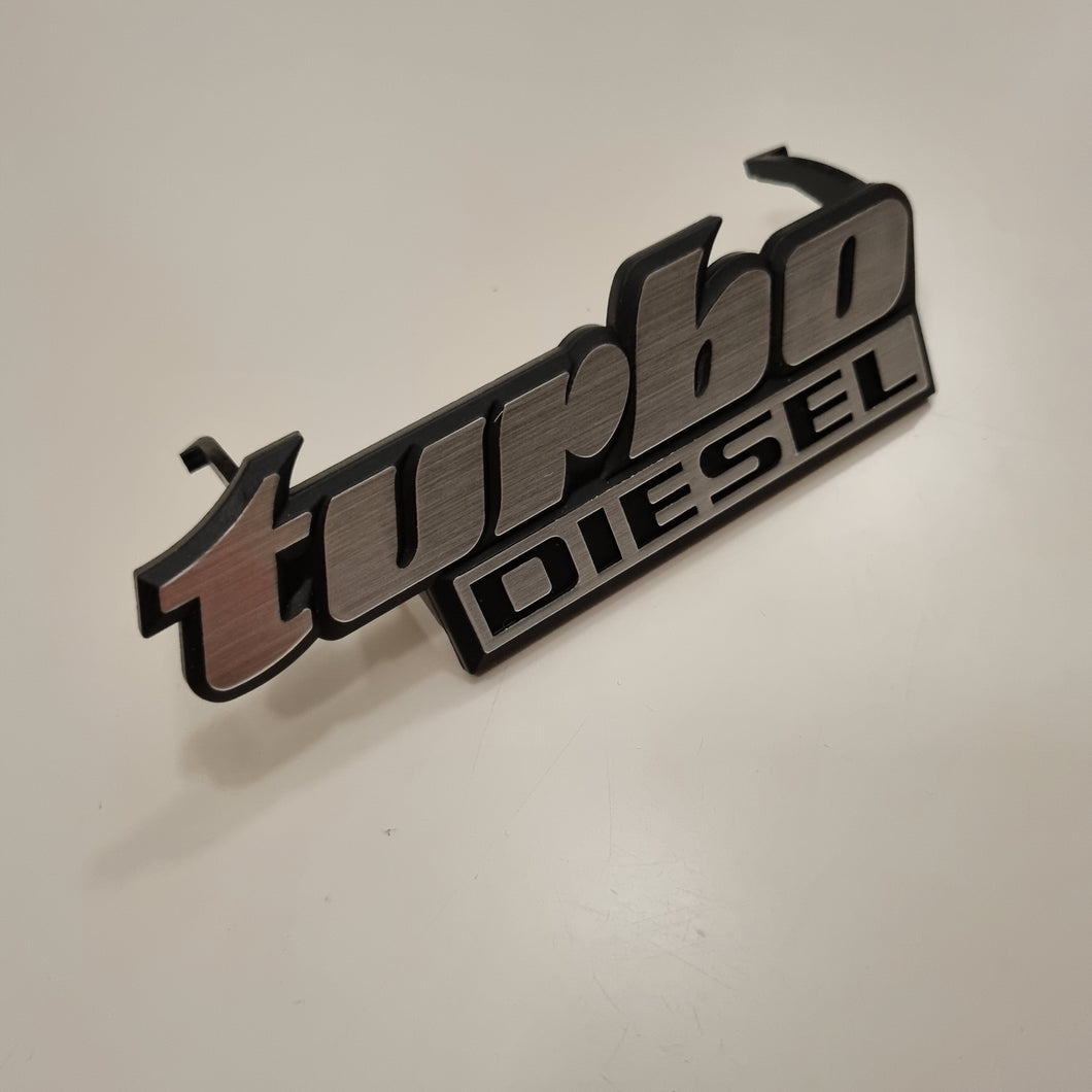 Turbo Diesel Grill Badge Mk2