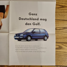 Load image into Gallery viewer, Unfoldable Golf Mk3 Brochure
