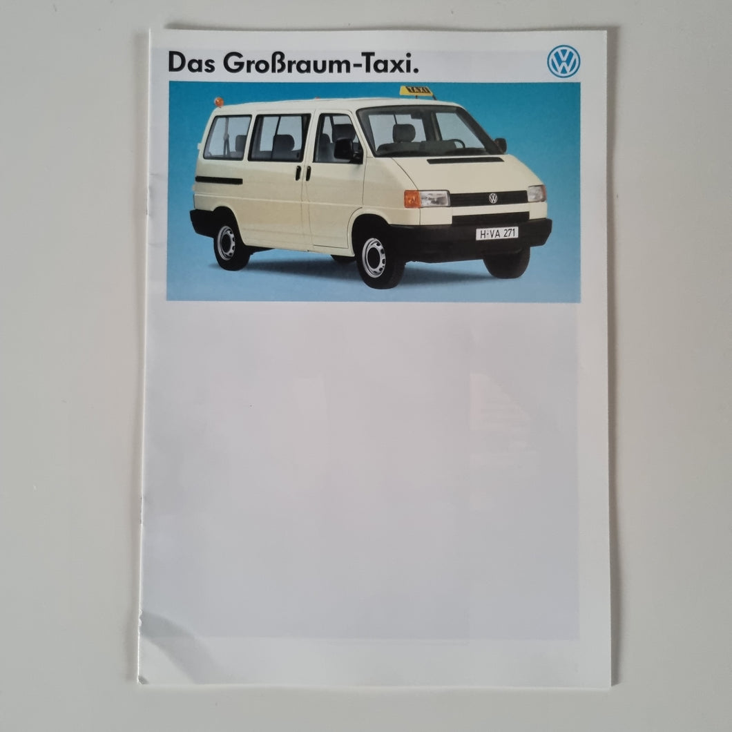 VW T4 Bus Taxi Edition Brochure