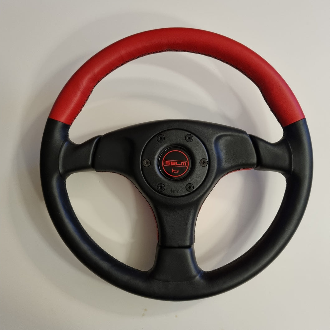 SELM Red/Black Steering Wheel