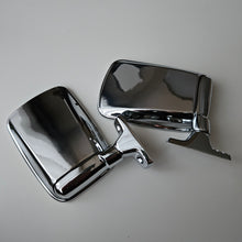 Load image into Gallery viewer, Metal Chrome Flag Mirror Set Golf Mk1
