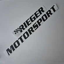 Load image into Gallery viewer, Rieger Motorsport Decal Set
