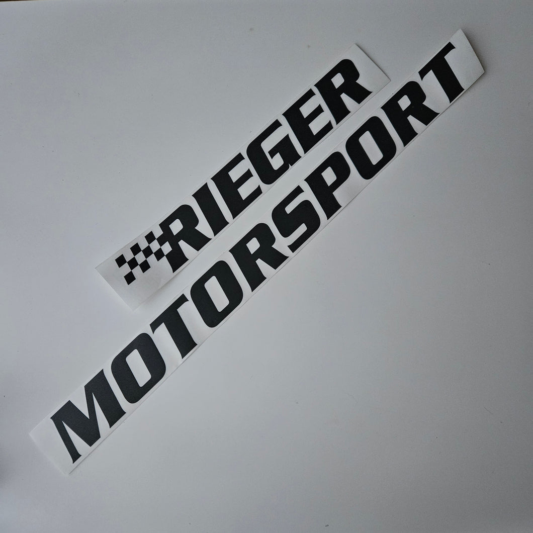 Rieger Motorsport Decal Set