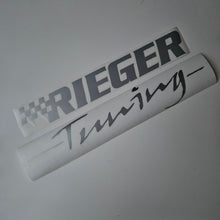 Load image into Gallery viewer, Rieger Tuning Decal Set (Silver+Silver)
