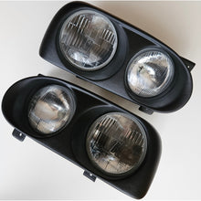 Load image into Gallery viewer, Carello Textured Dual Round Headlight Set Golf Mk3
