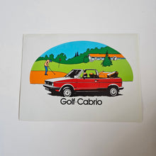 Load image into Gallery viewer, Golf Mk1 Cabriolet Vintage sticker

