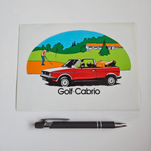 Load image into Gallery viewer, Golf Mk1 Cabriolet Vintage sticker

