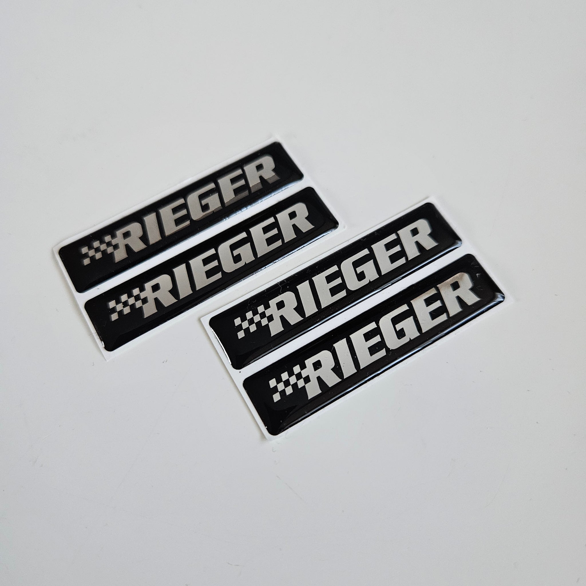 Rieger Tuning Decal Set (Red+Silver) – Best VW Parts