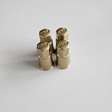 Load image into Gallery viewer, BBS Tire Valve Cap Set (Gold)
