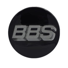 Load image into Gallery viewer, BBS 3D Black Platinum Wheel Cap Set 70mm

