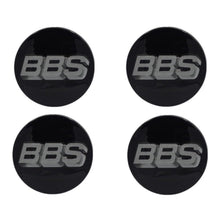 Load image into Gallery viewer, BBS 3D Black Platinum Wheel Cap Set 70mm
