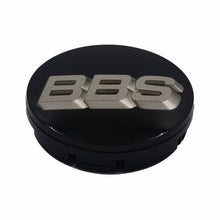 Load image into Gallery viewer, BBS 3D Black &amp; White Gold Wheel Cap Set 56mm
