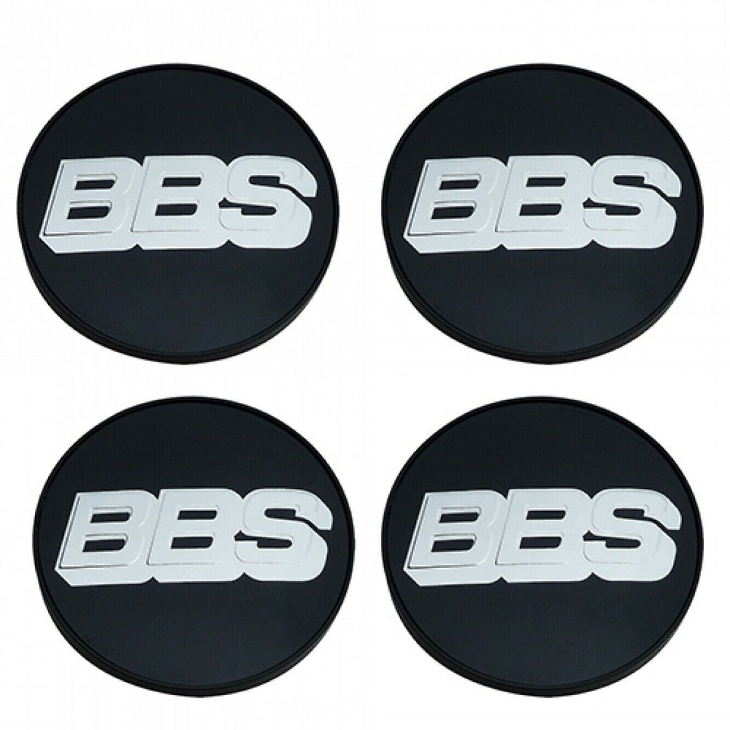 BBS Black/Silver Wheel Cap Set 70,6mm