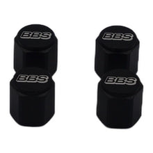 Load image into Gallery viewer, Black Anodized BBS Tire Valve Cap Set
