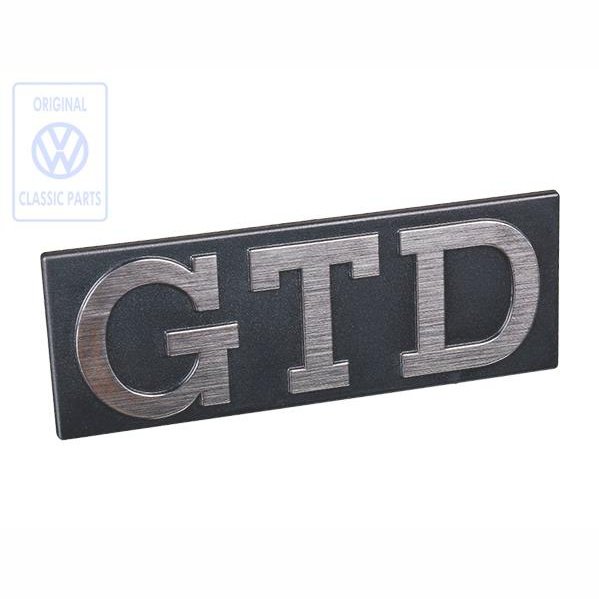 GTD Grill Badge Golf Mk1
