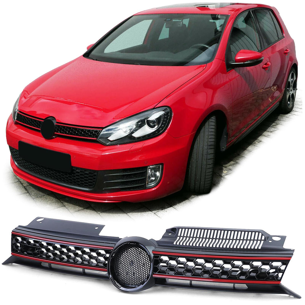 Front Red Stripe Grill Golf Mk6