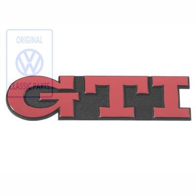 GTI Rear Badge Golf Mk3