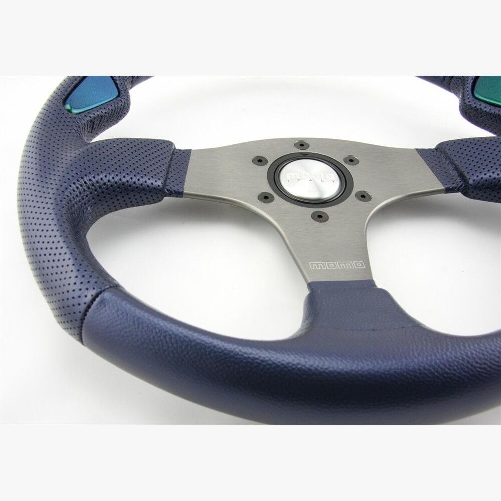 パーツ momo JET35 Amazon.com: MOMO JET35BK0B Steering Wheel | Black 350mm