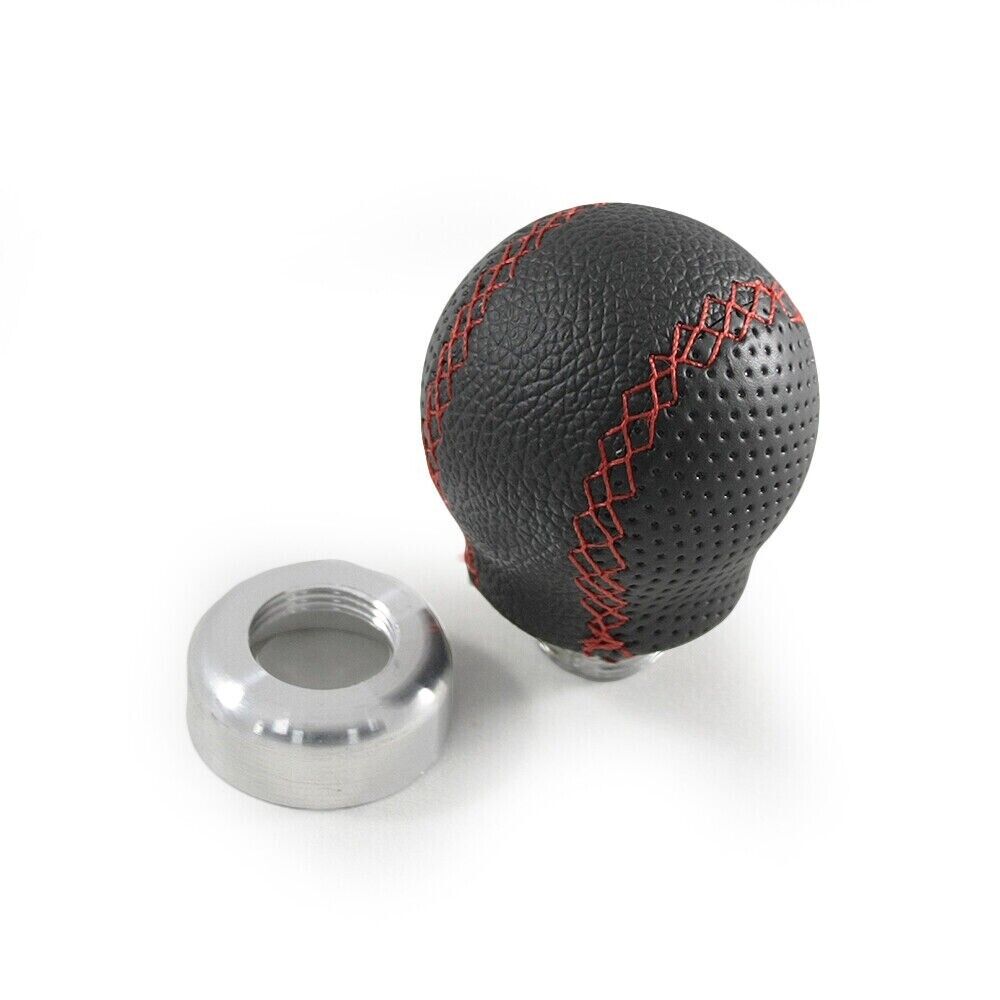 Round GTI Look Leather Shift Knob