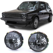 Load image into Gallery viewer, Smoked Clear Headlight Set Golf Mk1
